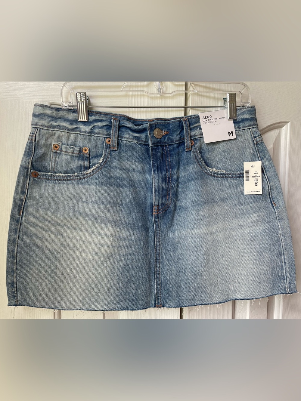 Aeropostale Light Blue Denim Mini Skirt